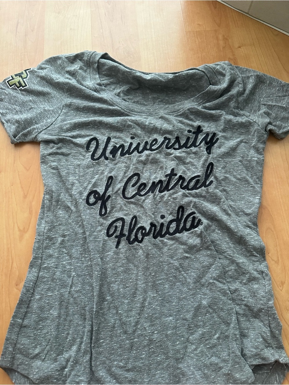 Knights Apparel Gray University of Central Florida Script Tee